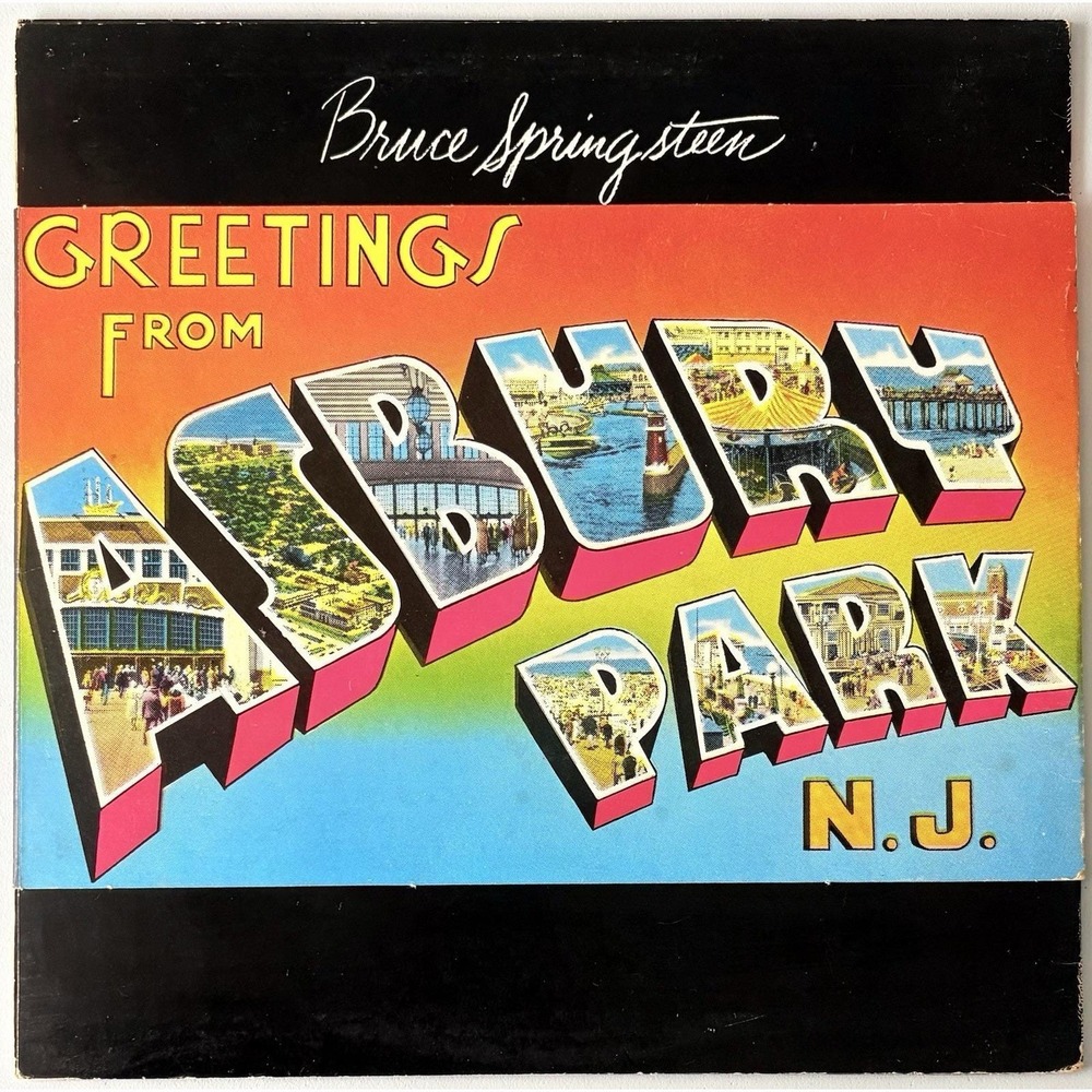 Bruce Springsteen Greetings From Asbury Park, N.J. Vinyl LP 1st Die-Cut Unipak